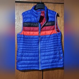 COTOPAXI  Women's Blue Puffer Vest Size Xl - EUC